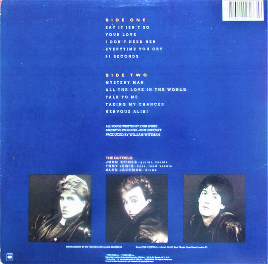 The Outfield : Play Deep (LP, Album, Pit)