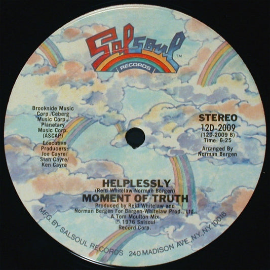 Moment Of Truth - So Much For Love vinyl record, 12" (Near Mint (NM or M-)) | Lulo Records