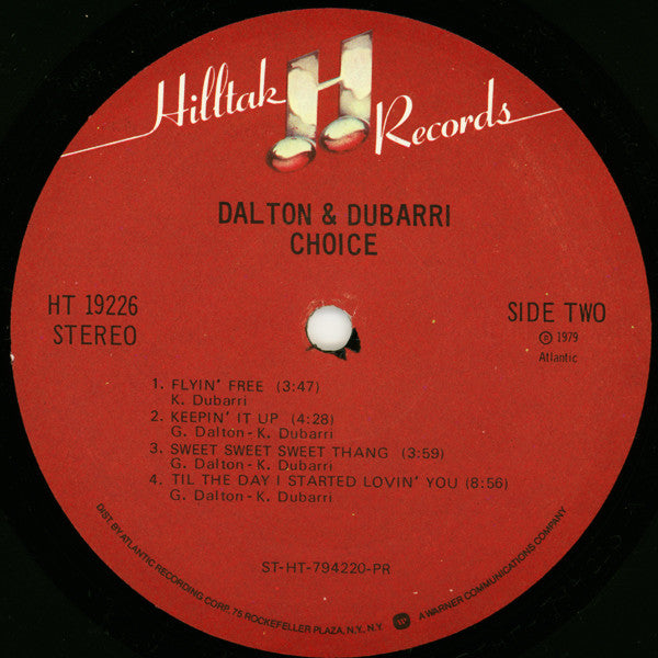 Dalton & Dubarri : Choice (LP, Album, PR )