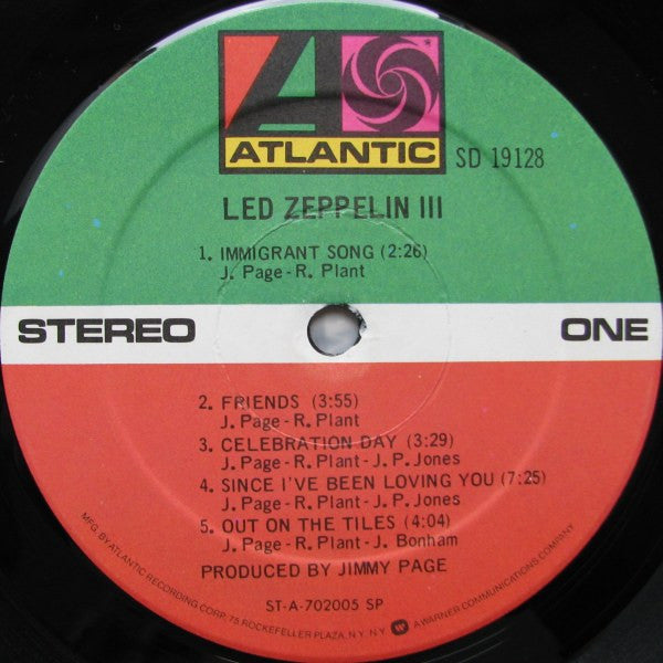 Led Zeppelin : Led Zeppelin III (LP, Album, RE, SRC)