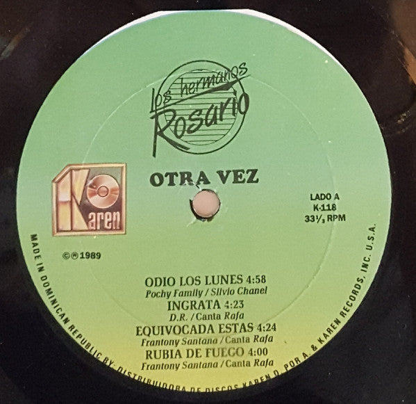 Los Hermanos Rosario : Otra Vez (LP, Album)