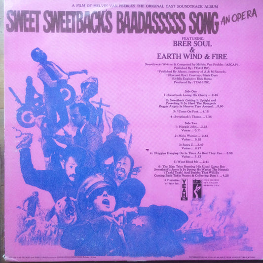 Melvin Van Peebles - Sweet Sweetback's Baadasssss Song (An Opera) vinyl record, LP (Very Good Plus (VG+)) | Lulo Records