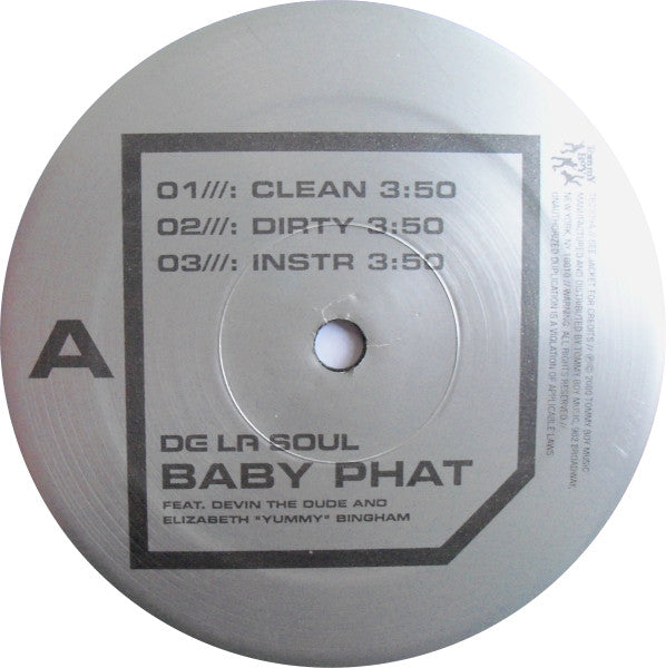 De La Soul : Baby Phat (12", Single)