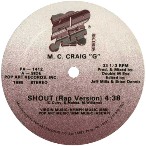 Craig G : Shout (12")