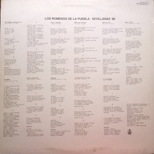 Los Romeros De La Puebla : Canto A Mi Tierra (LP, Album)