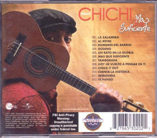 Chichi Peralta : Más Que Suficiente (CD, Album)