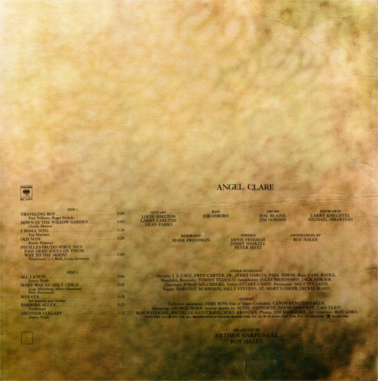 Art Garfunkel : Angel Clare (LP, Album, Ter)