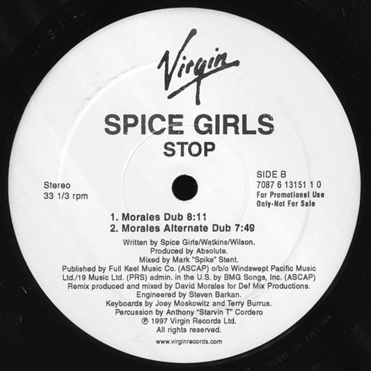 Spice Girls - Stop vinyl record, 12" (Near Mint (NM or M-)) | Lulo Records