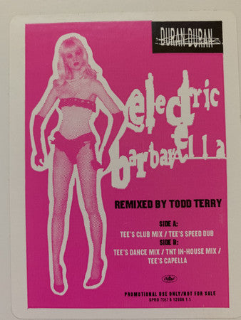 Duran Duran : Electric Barbarella (Todd Terry Mixes) (12", Promo)