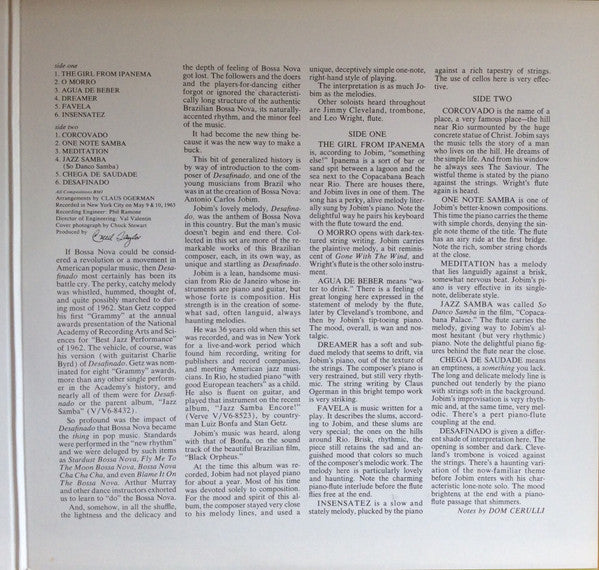 Antonio Carlos Jobim : The Composer Of Desafinado, Plays (LP, Album, RE, Gat)