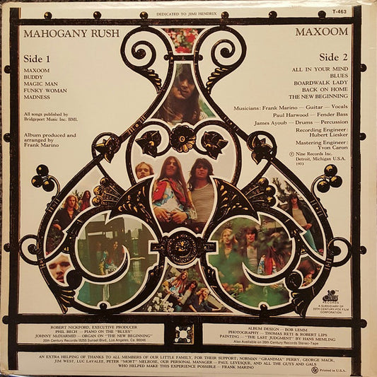 Mahogany Rush : Maxoom (LP, Album, RE, San)