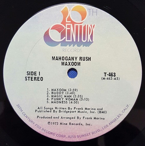Mahogany Rush : Maxoom (LP, Album, RE, San)