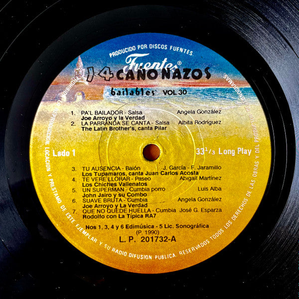 Various : 14 Cañonazos Bailables Vol. 30 (LP, Comp)