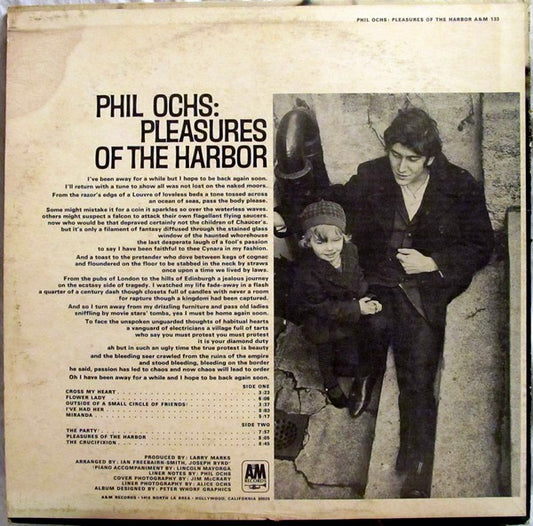Phil Ochs - Pleasures Of The Harbor vinyl record, LP (Very Good Plus (VG+)) | Lulo Records