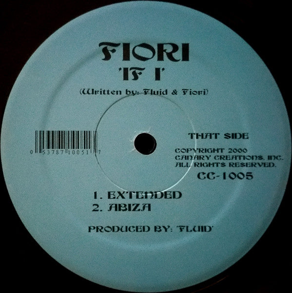 Fiori : If I (12")