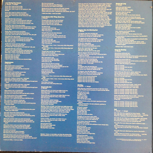 Stevie Wonder : Music Of My Mind (LP, Album, RP, Mon)