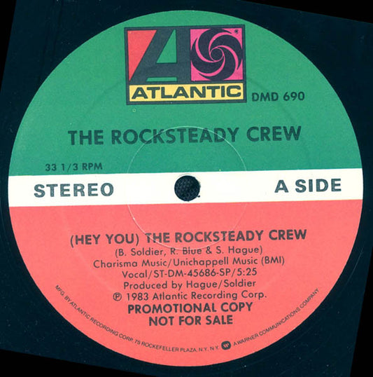 The Rock Steady Crew - (Hey You) The Rocksteady Crew vinyl record, 12" (Near Mint (NM or M-)) | Lulo Records