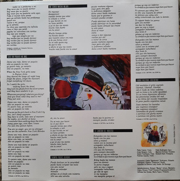 Charly Garcia : Filosofia Barata Y Zapatos De Goma (LP, Album, RE, RM, 180)