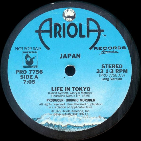 Japan : Life In Tokyo (12", Single, Promo)
