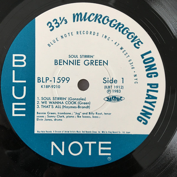 Bennie Green : Soul Stirrin' (LP, Album, Mono, RE)