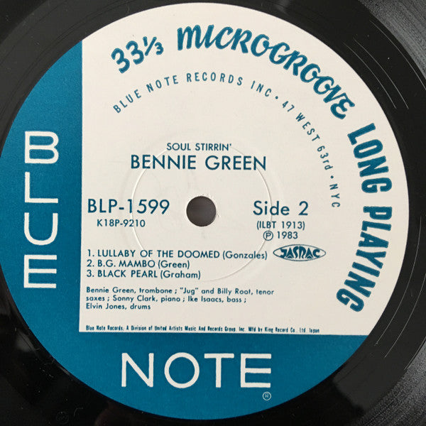 Bennie Green : Soul Stirrin' (LP, Album, Mono, RE)