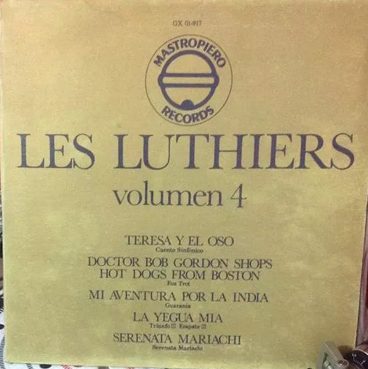 Les Luthiers : Volumen 4 (LP, Album, Gat)