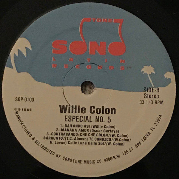 Willie Colón : Especial No. 5 (LP, Album)