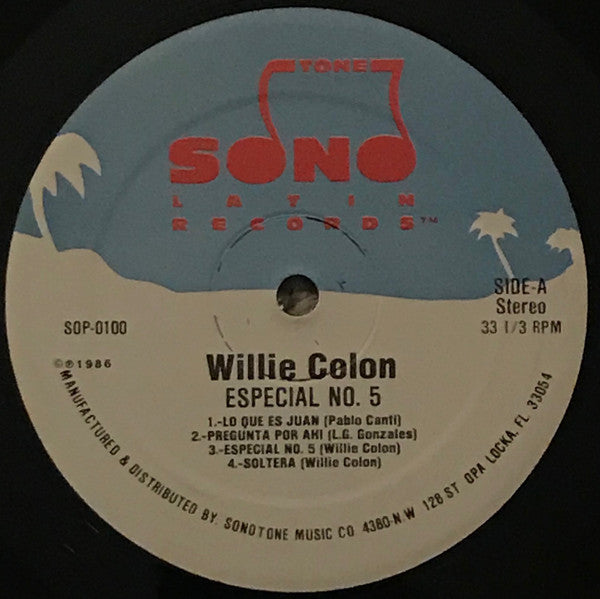 Willie Colón : Especial No. 5 (LP, Album)