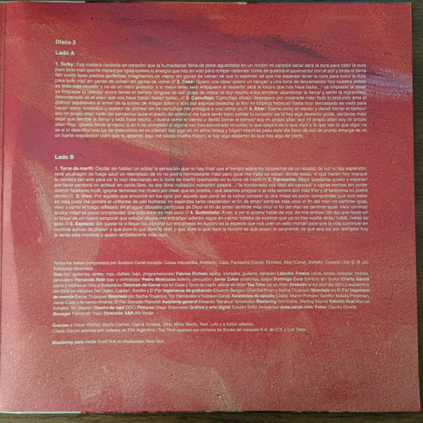 Gustavo Cerati : Siempre Es Hoy (2xLP, Album)