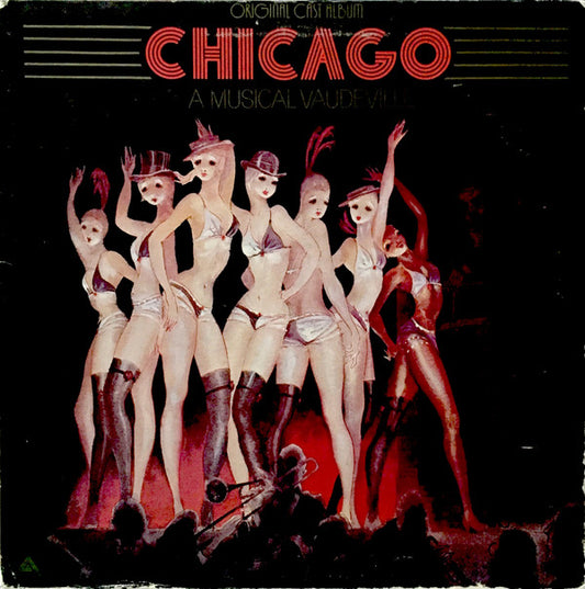 "Chicago" Original Broadway Cast, John Kander, Fred Ebb - Gwen Verdon, Chita Rivera, Jerry Orbach : Chicago (A Musical Vaudeville) (LP, Album, Pet)