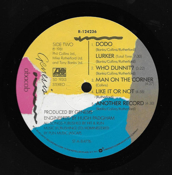 Genesis : Abacab (LP, Album, Club, YOG)