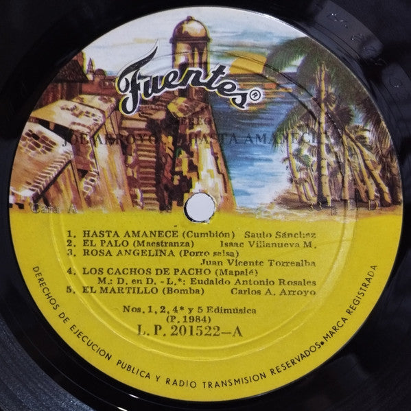 Joe Arroyo : Hasta Amanece' (LP, Album)