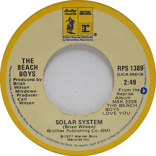 The Beach Boys : Honkin' Down The Highway (7", Single)