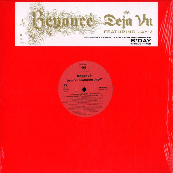 Beyoncé Featuring Jay-Z : Déjà Vu (12")