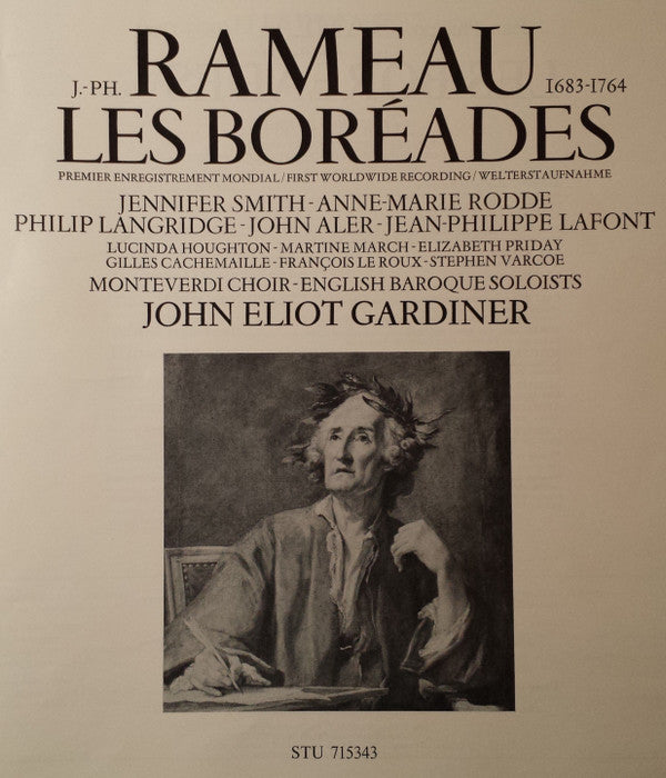 Jean-Philippe Rameau / John Eliot Gardiner, The Monteverdi Choir, The English Baroque Soloists - Jennifer Smith (3), Anne-Marie Rodde, Philip Langridge, John Aler, Jean-Philippe Lafont, Lucinda Houghton, Martine March, Elisabeth Priday, Gilles Cachemaille : Les Boréades (3xLP, Album + Box)