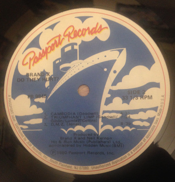 Brand X (3) : Do They Hurt? (LP, Album)