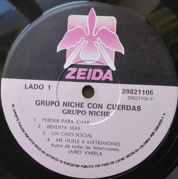 Grupo Niche : Con Cuerdas (LP, Album)