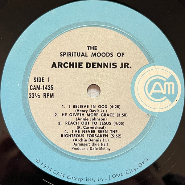 Archie Dennis : The Spiritual Moods Of Archie Dennis, Jr. (LP, Album)