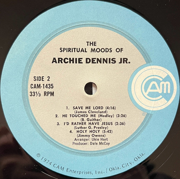 Archie Dennis : The Spiritual Moods Of Archie Dennis, Jr. (LP, Album)