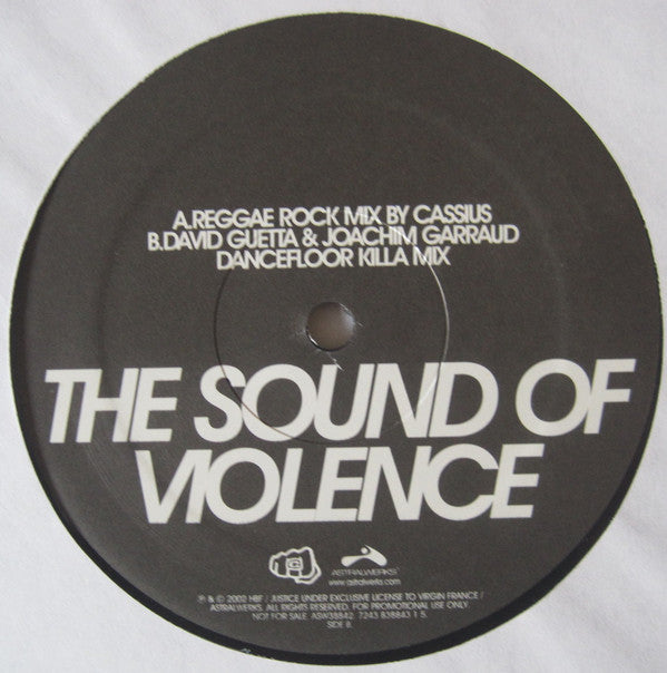 Cassius & Steve Edwards : The Sound Of Violence (2x12", Promo)