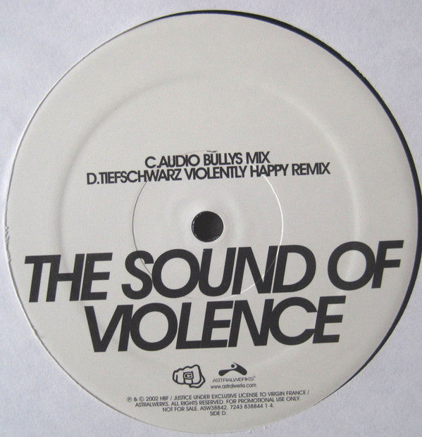 Cassius & Steve Edwards : The Sound Of Violence (2x12", Promo)