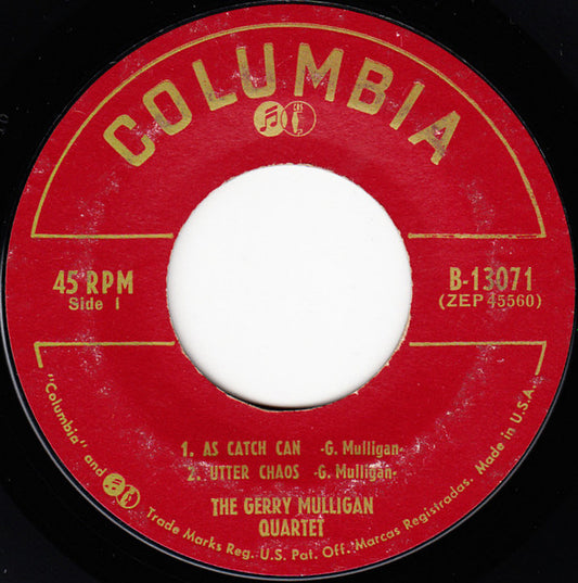 Gerry Mulligan Quartet : What Is There To Say? (7", EP)