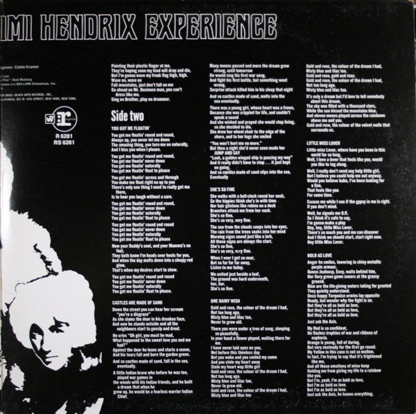 The Jimi Hendrix Experience : Axis: Bold As Love (LP, Album, RE)