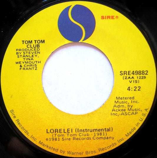 Tom Tom Club : Genius Of Love (7", Single, Win)