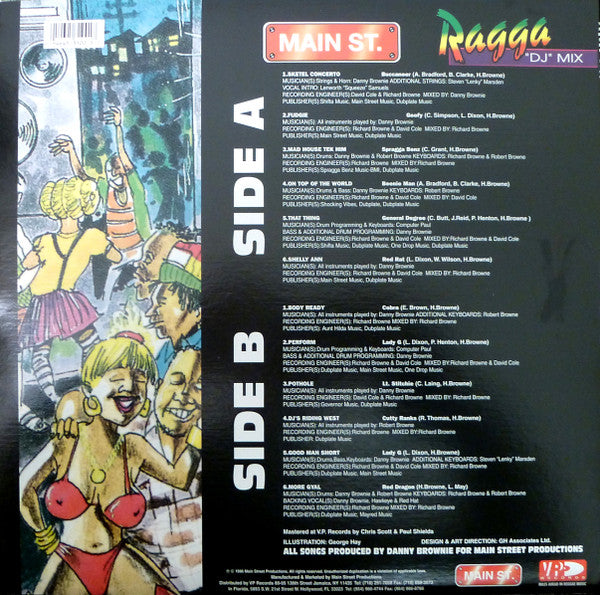 Various : Main St. - Ragga "DJ" Mix (LP, Comp)