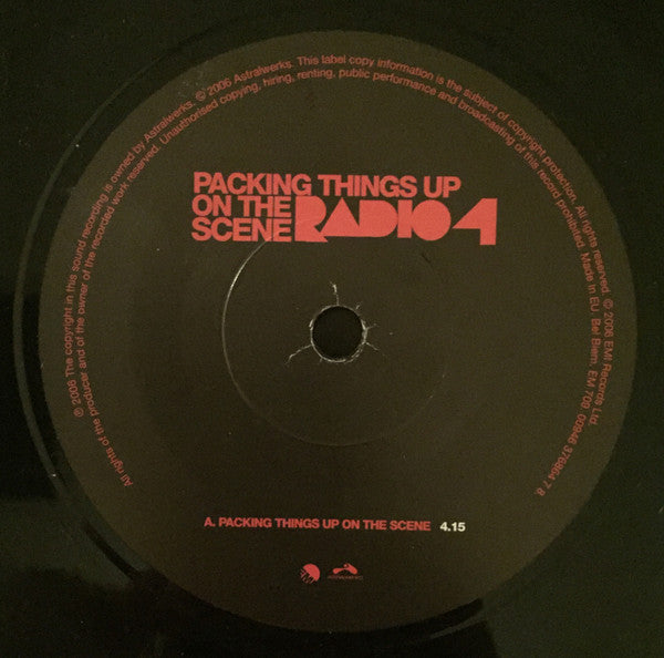 Radio 4 : Packing Things Up On The Scene (7", Single)