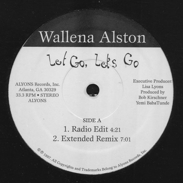 Wallena Alston : Let Go, Let's Go (12", Single)