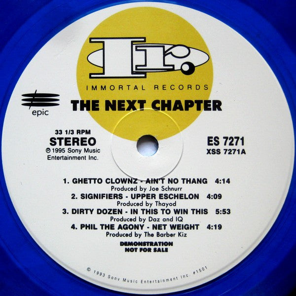 Various : The Next Chapter (2xLP, Comp, Promo, Blu)