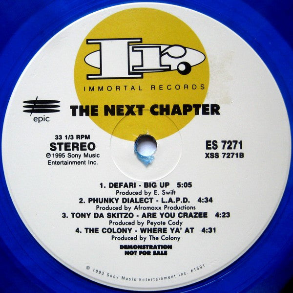 Various : The Next Chapter (2xLP, Comp, Promo, Blu)