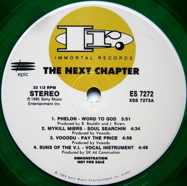 Various : The Next Chapter (2xLP, Comp, Promo, Blu)